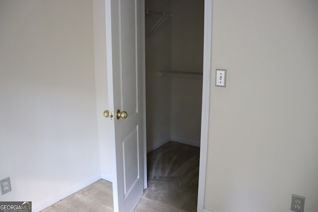 view of closet