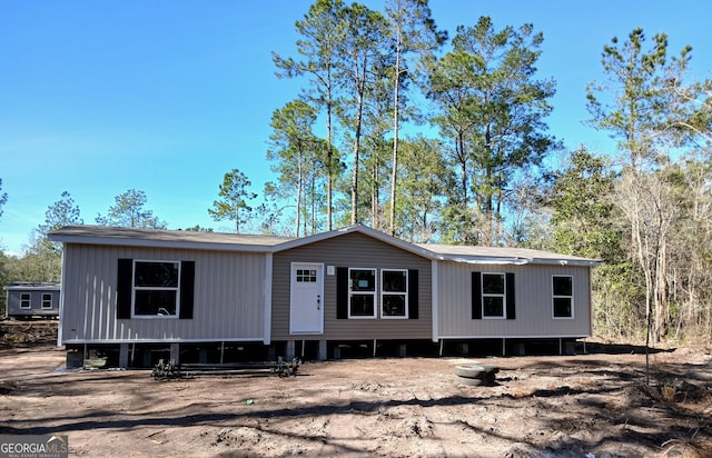 view of manufactured / mobile home