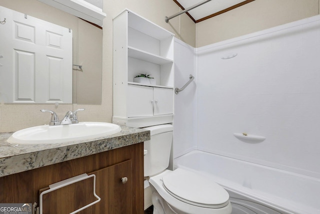 30 David Rd, Hinesville, GA 31313 - bathroom featuring vanity and bathtub / shower combination