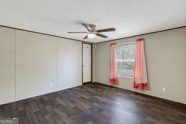 30 David Rd, Hinesville, GA 31313 - empty room featuring dark wood finished floors and ceiling fan