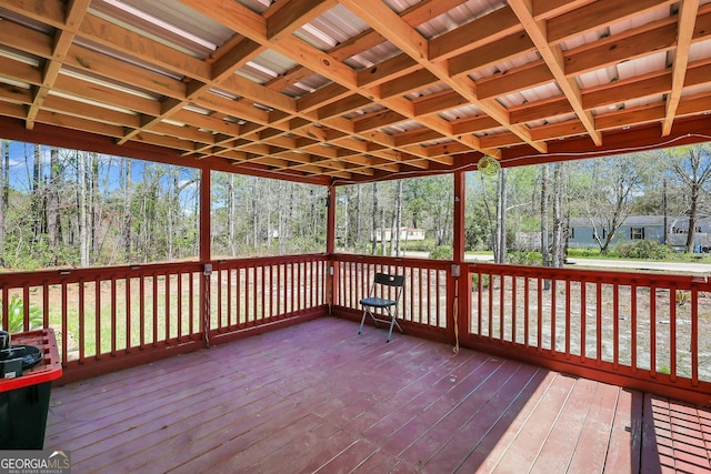 30 David Rd, Hinesville, GA 31313 - view of wooden deck