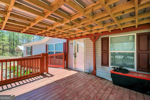 30 David Rd, Hinesville, GA 31313 - view of deck