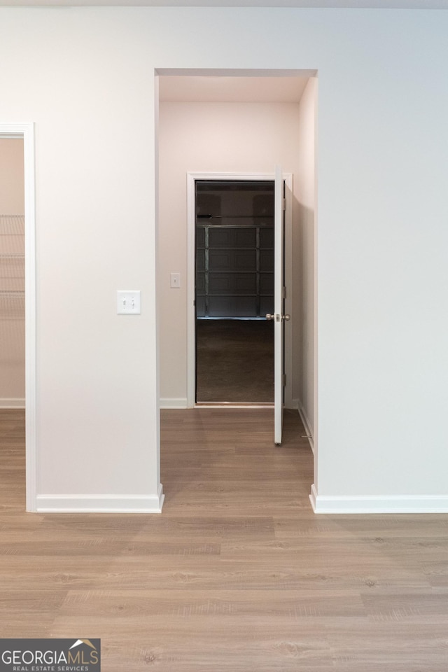 530 River Run Dr Unit 58, Dallas, GA 30132 - hallway with wood finished floors and baseboards