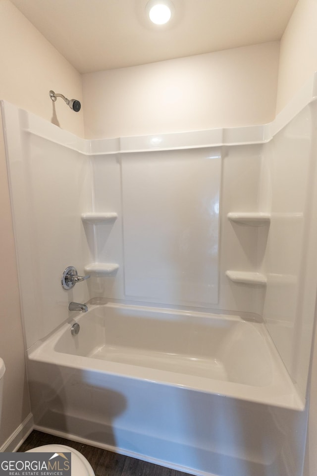 530 River Run Dr Unit 58, Dallas, GA 30132 - full bath featuring toilet, tub / shower combination, and baseboards