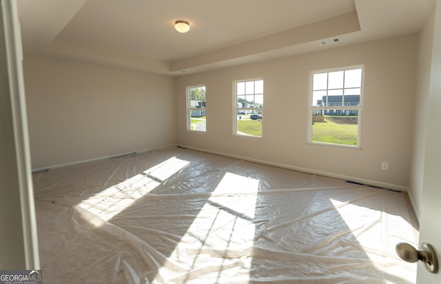 530 River Run Dr Unit 58, Dallas, GA 30132 - empty room with a raised ceiling and baseboards