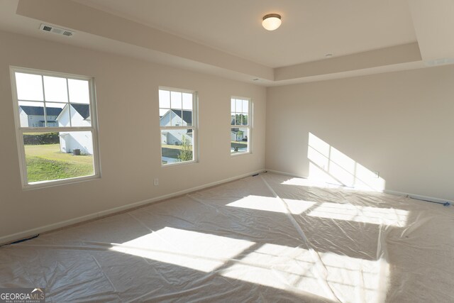 530 River Run Dr Unit 58, Dallas, GA 30132 - carpeted spare room featuring baseboards and a tray ceiling