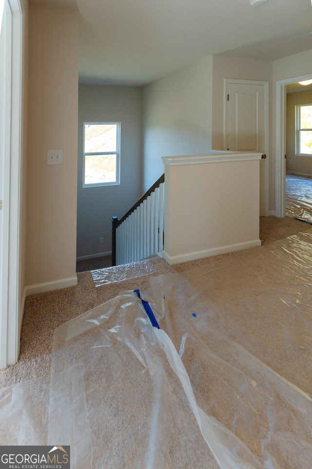 530 River Run Dr Unit 58, Dallas, GA 30132 - stairs featuring baseboards and carpet flooring