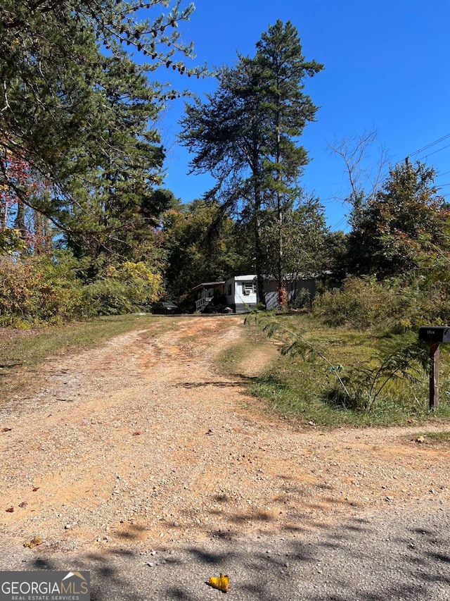 view of road