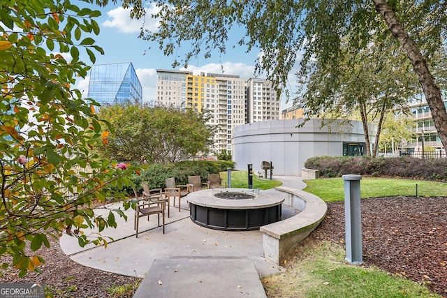 view of patio