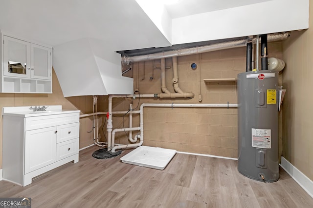 utilities with electric water heater