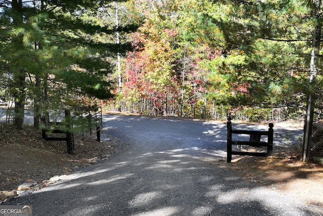 view of road