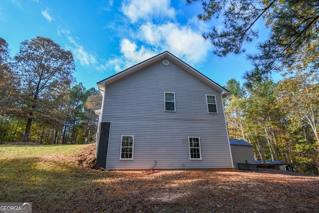 view of side of property