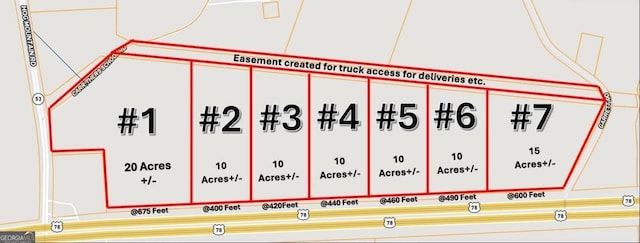 4400 Monroe Hwy Unit Parcel 1-7, Bogart GA, 30622 land for sale