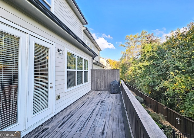 view of deck