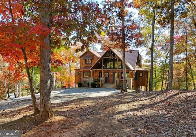 view of cabin