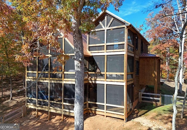 view of rear view of house