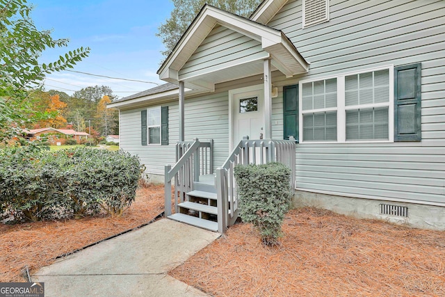 view of property entrance