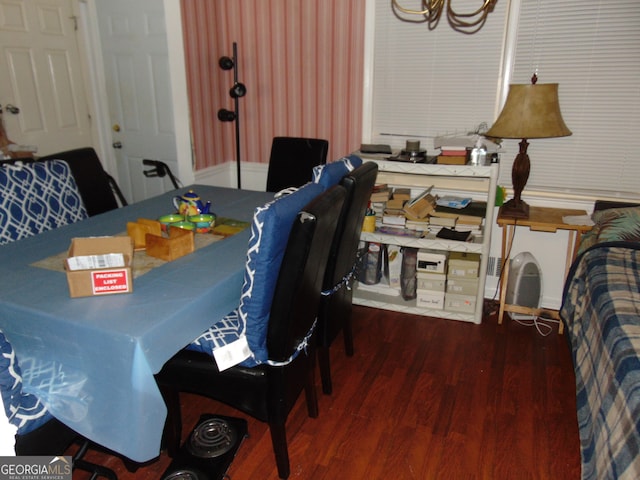 dining room featuring hardwood / wood-style floors