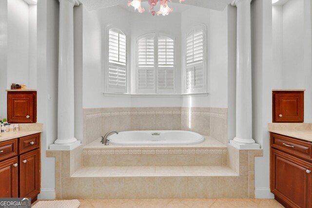 bedroom with crown molding, wood-type flooring, and ensuite bath