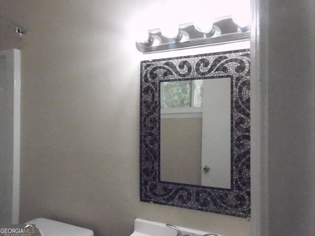 half bath with toilet
