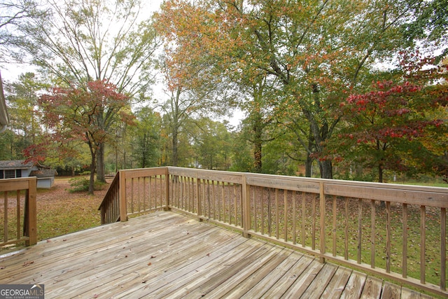 view of deck