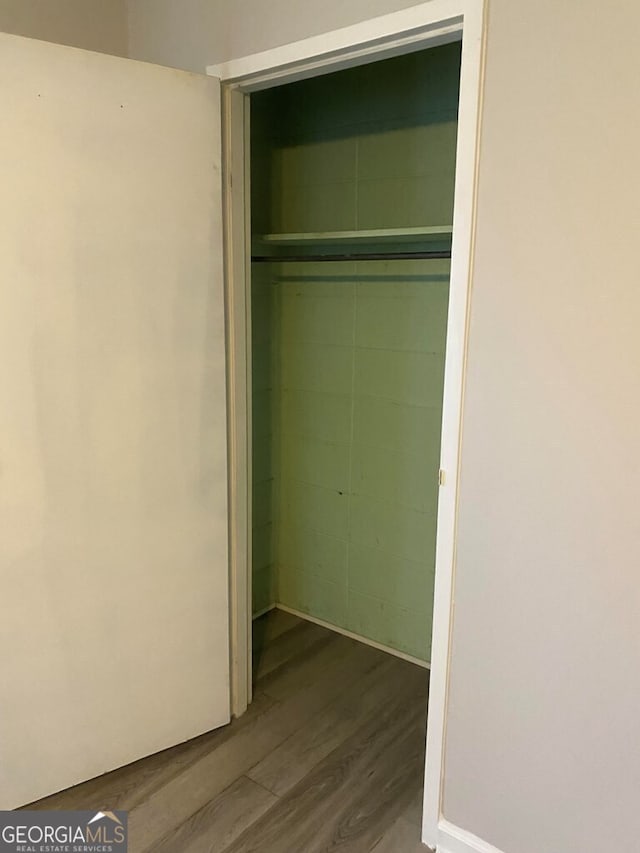 view of closet