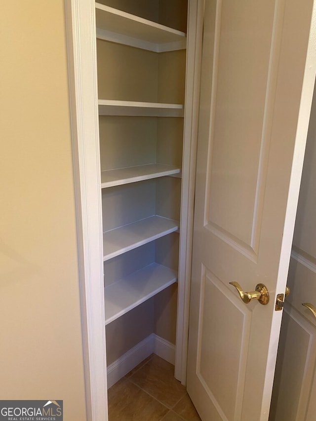 view of closet