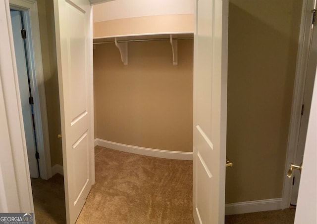 view of closet