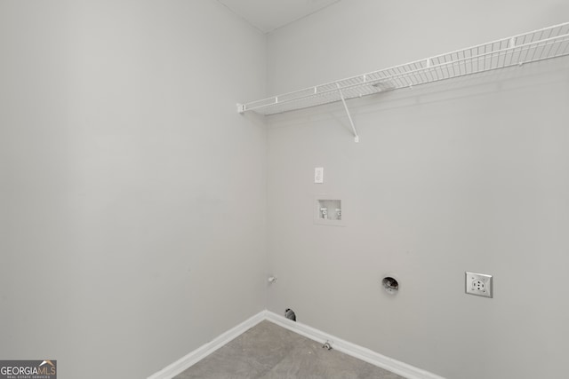 laundry room with hookup for a gas dryer, carpet, electric dryer hookup, and washer hookup