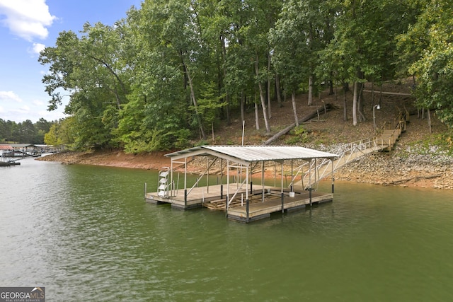 124 S Shore Dr, Fair Play, SC 29643 - dock area with a water view