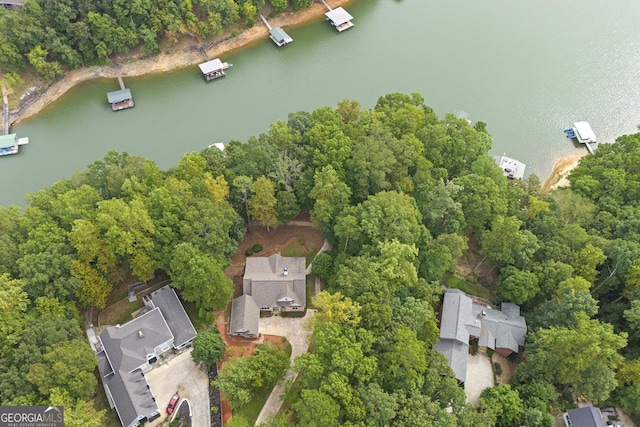 124 S Shore Dr, Fair Play, SC 29643 - bird's eye view of a large body of water
