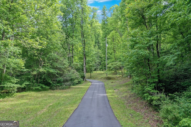 view of road