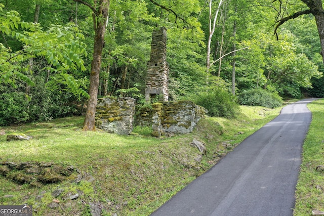 view of road