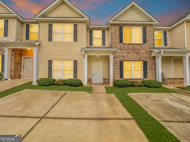 view of townhome / multi-family property