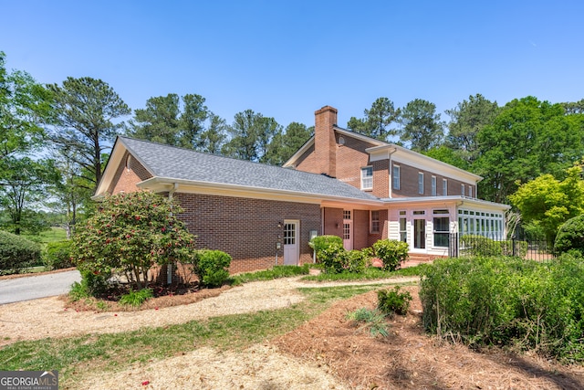 view of back of house