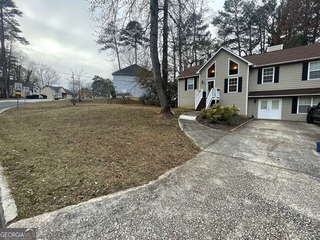 view of front of property