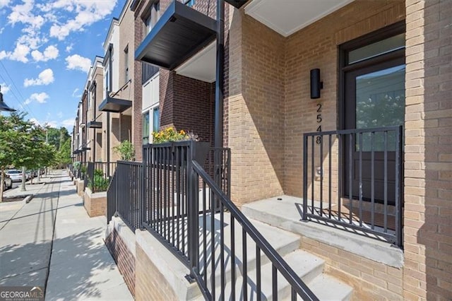 entrance to property with covered porch