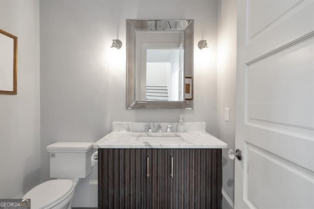 885 Crabapple Hl, Milton, GA 30004 - bathroom featuring vanity and toilet