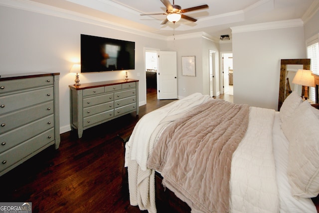 bedroom with carpet flooring, ceiling fan, and vaulted ceiling