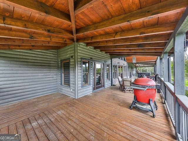 42 Lone Pine Dr, Morganton, GA 30560 - view of deck