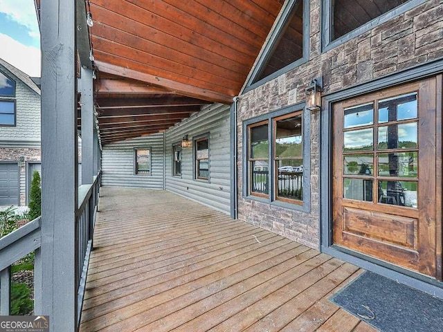 42 Lone Pine Dr, Morganton, GA 30560 - view of wooden terrace