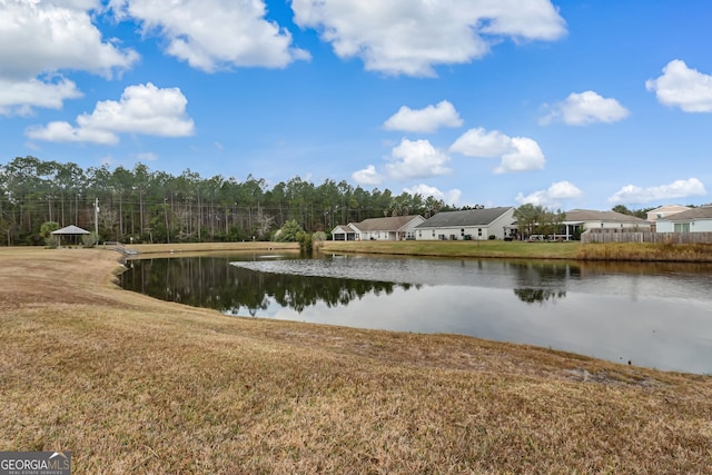 property view of water