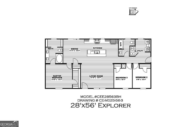 646 Grande Ave, Folkston, GA 31537 - floor plan / room layout