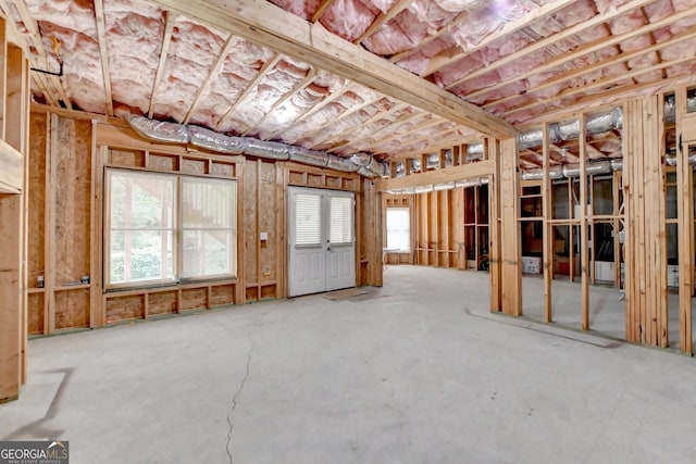 miscellaneous room featuring concrete floors