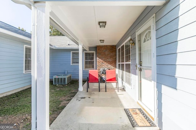 view of patio / terrace with cooling unit