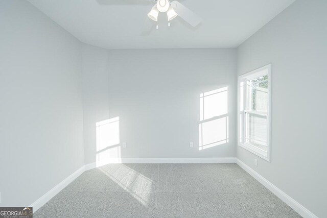 184 The Villas Way, Kingsland, GA 31548 - carpeted empty room with ceiling fan