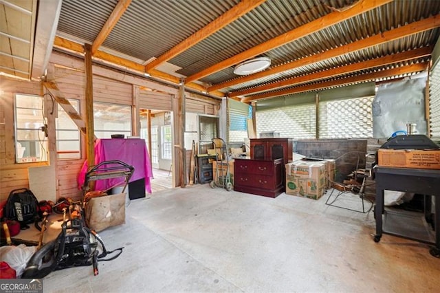 sunroom with plenty of natural light