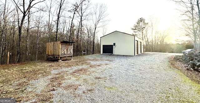 view of outbuilding with an outbuilding