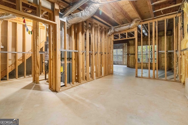 miscellaneous room featuring concrete flooring