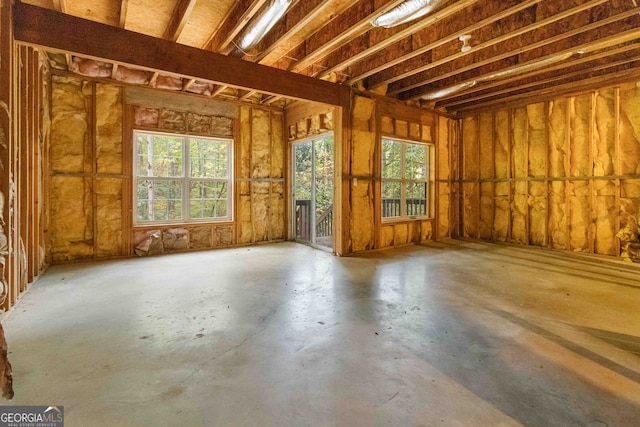 miscellaneous room featuring concrete flooring